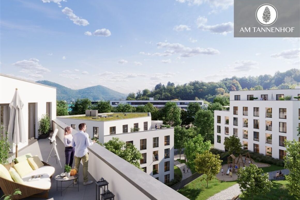 Epple Tannenhof Kristallhaus Blick übers Quartier