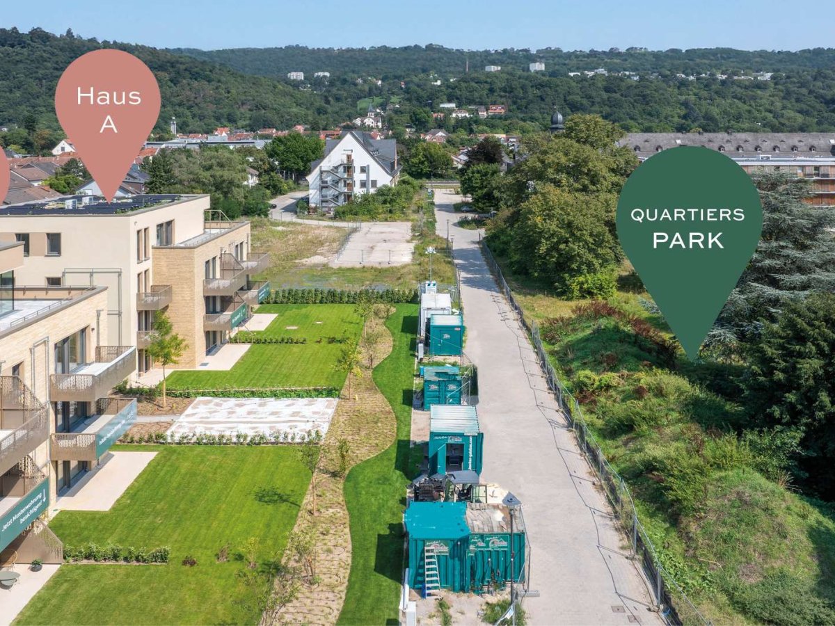 Drohnenbild Mit Straßennamen