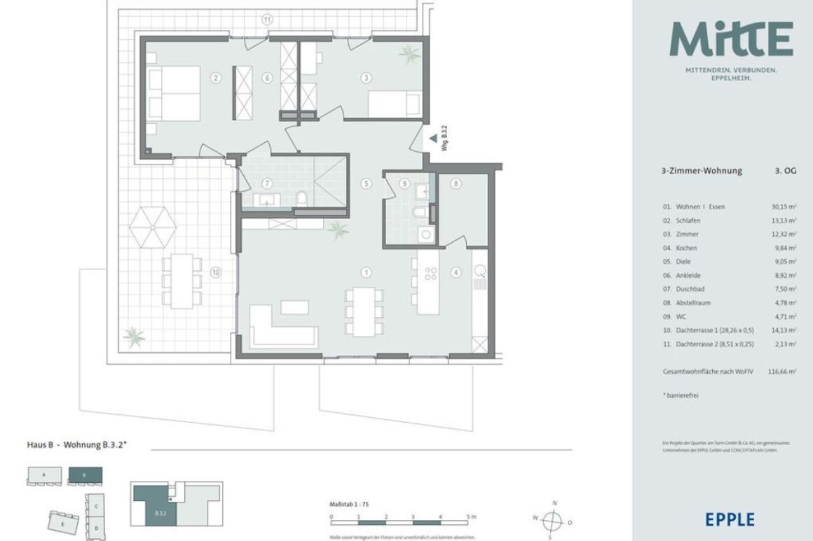 Epple Mitte Hausb Wohnung B.3