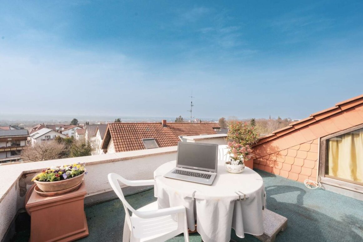 Südwest Dachterrasse
