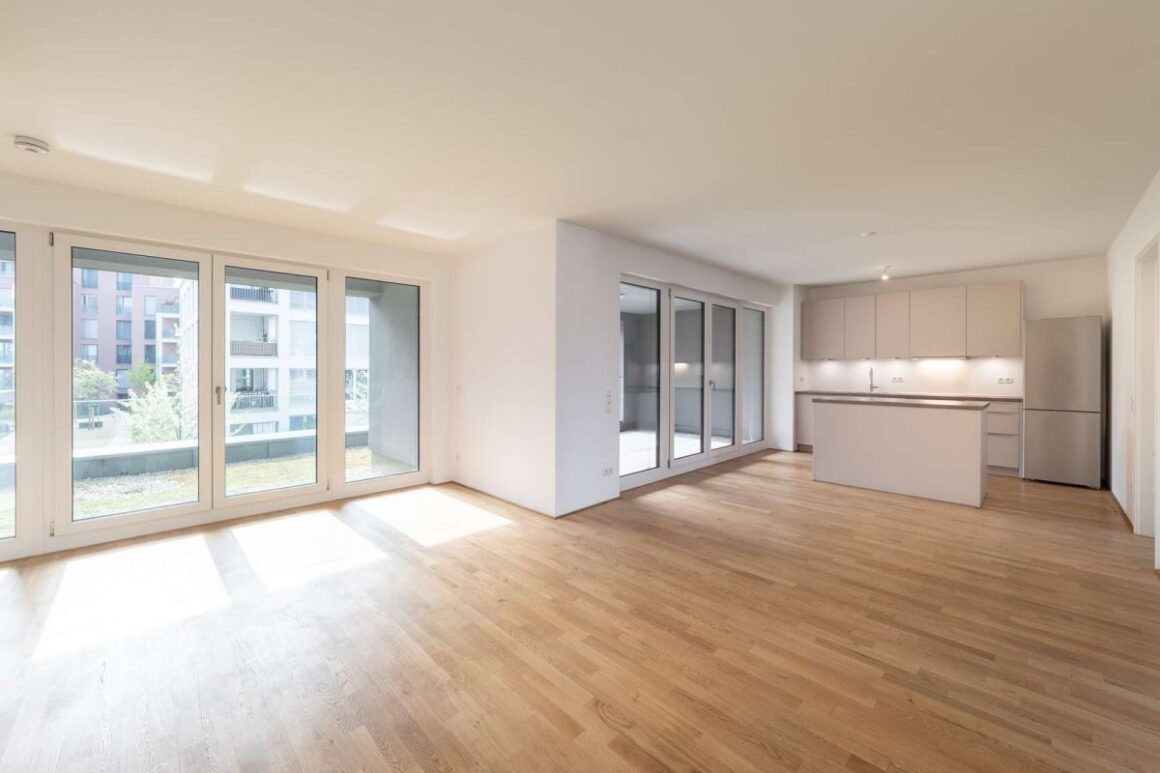 Wohnzimmer Mit Offener Küche