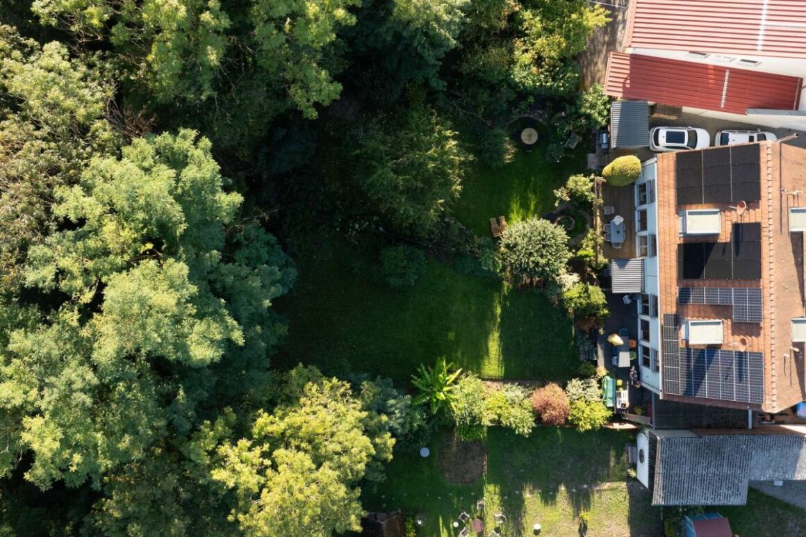 Vogelperspektive Garten & Haus