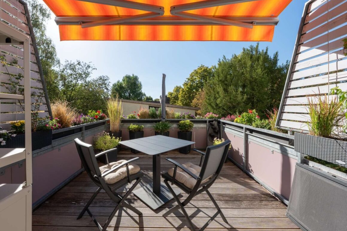 Blick Südwest Terrasse